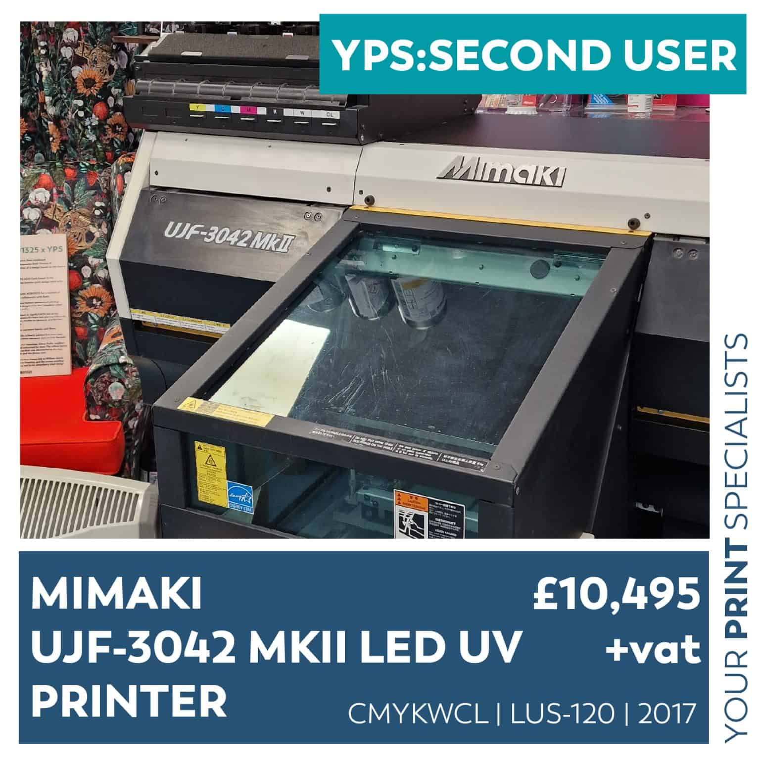 Second User Mimaki Ujf Mkii Uv Led Printer Available From Yps Now