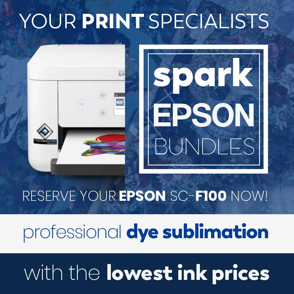 Epson Surecolor F170 Dye Sublimation Printer + 100 sheet sublimation paper  + 1 thermal tape 