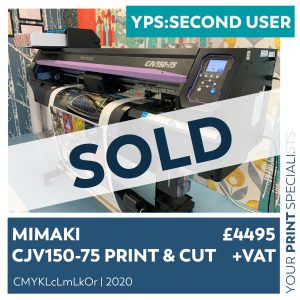 Second User CJV150-75 SOLD by Your Print Specialists