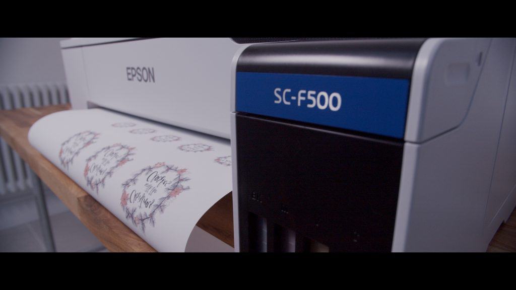 Parker and Eve Epson SC-f500 printing design