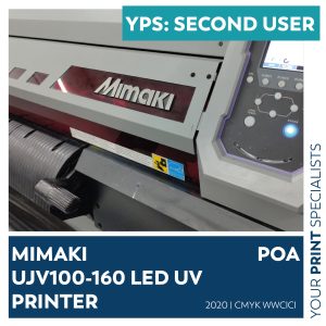 SM Second User Mimaki UJV100 160 UV printer customer