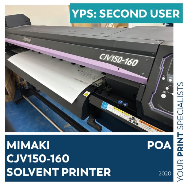 Second User Mimaki cjv150-160 Printer