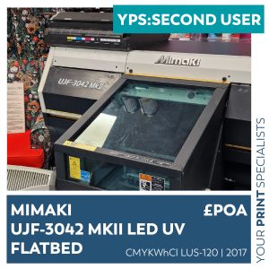 SM Second User Mimaki UJF3042mkII LUS120