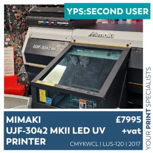 SM Second User Mimaki ujf3042mkII