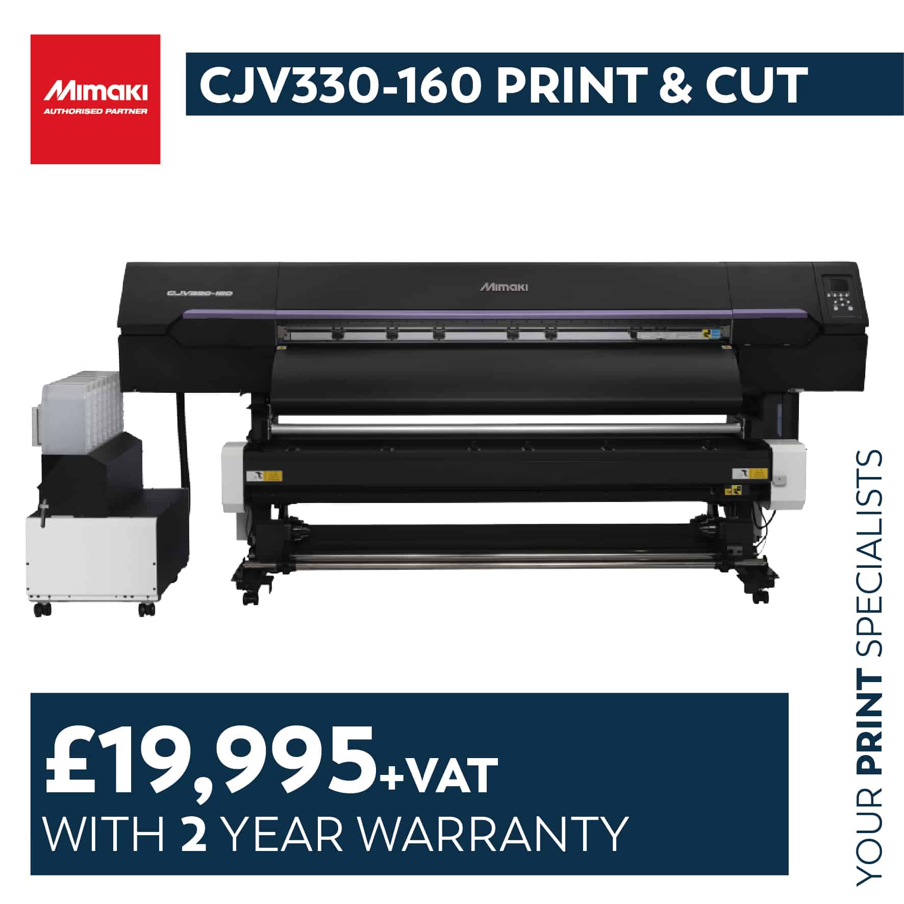 Mimaki Cjv330 160 Printer With Xy Cutter 4764