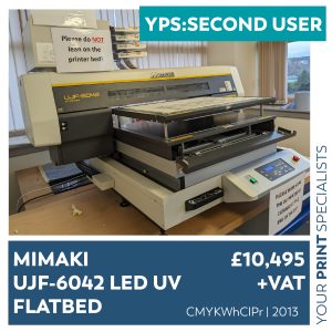 SM Second User Mimaki UJF-6042 pinpoint 10495