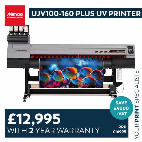 Mimaki UJV100-160 plus printer offer jan 25