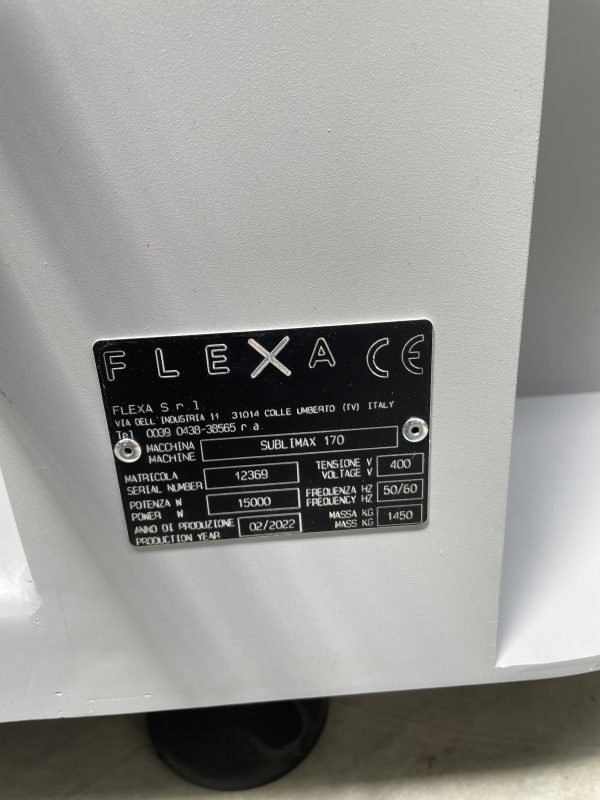 Second User Flexa Sublimax 170 heat calender