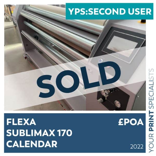 Second User Sold Flexa Sublimax 170 calendar