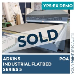 Second User Sold Ex demo Adkins Flatbed Series 5 Heatpress