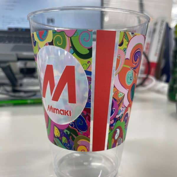 Glass printed using Mimaki Kebab HS