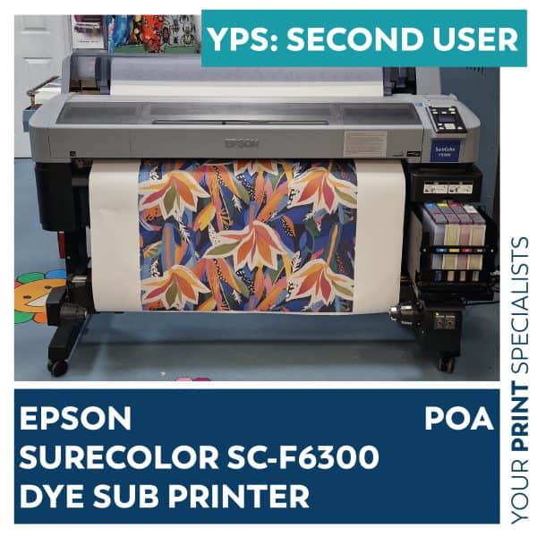 Second User Epson surecolor sc-f6300