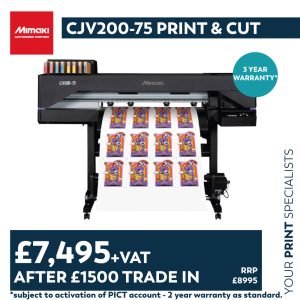 Mimaki CJV200-75 printer offer Jan 25