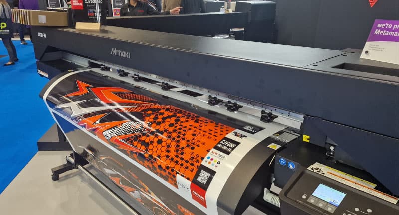 Mimaki CJV200 at The Print Show 2024