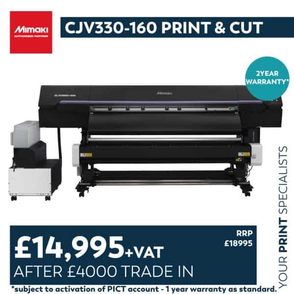 Mimaki CJV330-160 printer trade in summer offer