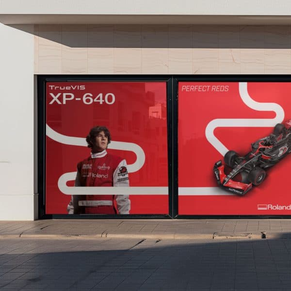 Roland XP-640 Printed window graphics