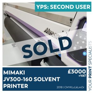 Second User Sold Mimaki JV300-160