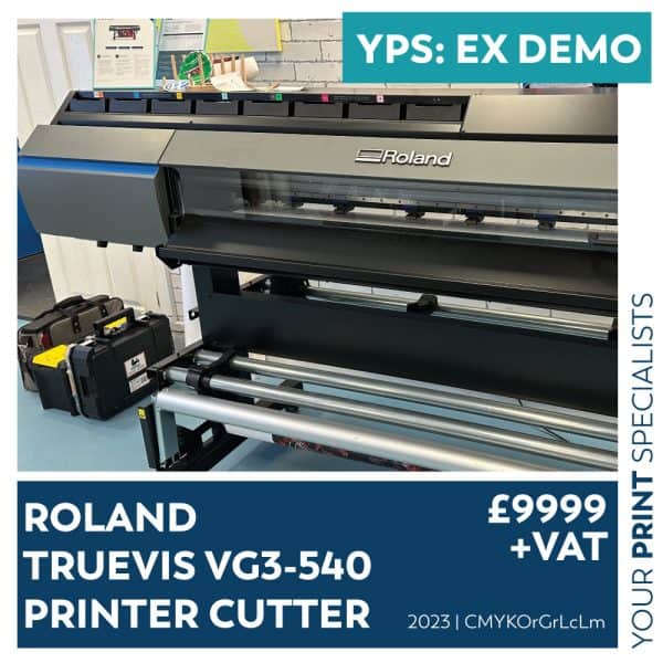Ex Demo Roland TrueVIS VG3 540 printer cutter