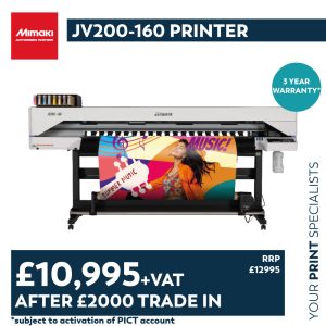 Mimaki JV200-160 printer trade in summer offer